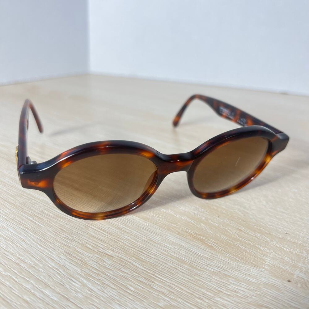 Vintage Emmanuel Khanh 1700-18 Sunglasses Tortoise 50-22-133 France